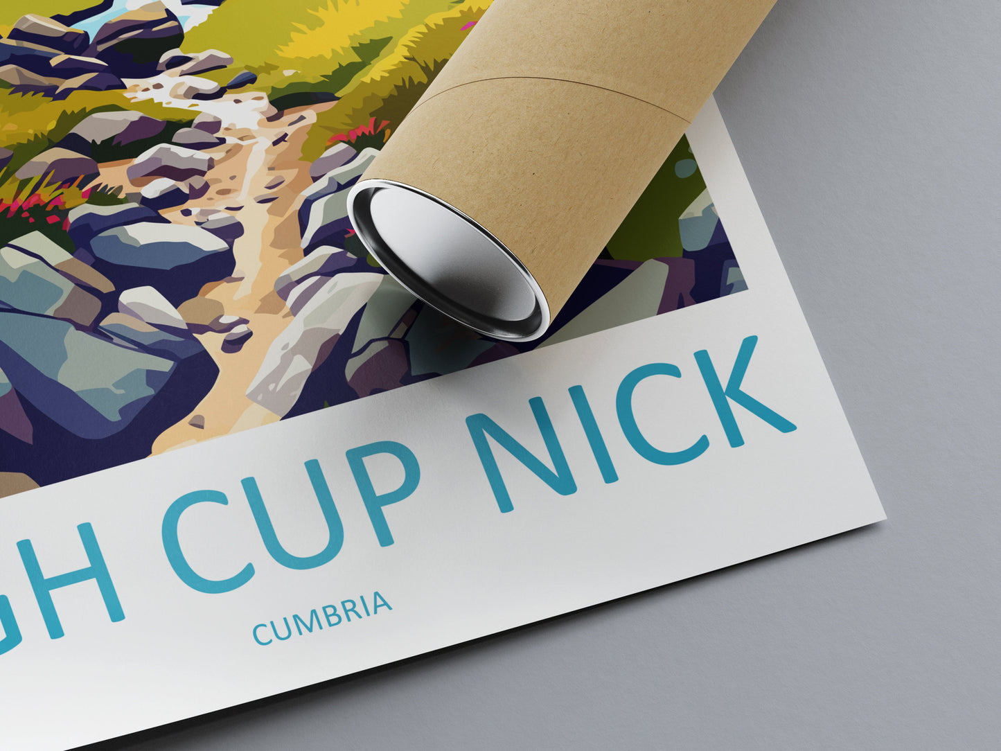 High Cup Nick Travel Print Wall Art High Cup Nick Wall Hanging Home Décor High Cup Nick Gift Art Lovers Cumbria Art Lover Gift High Cup Nick