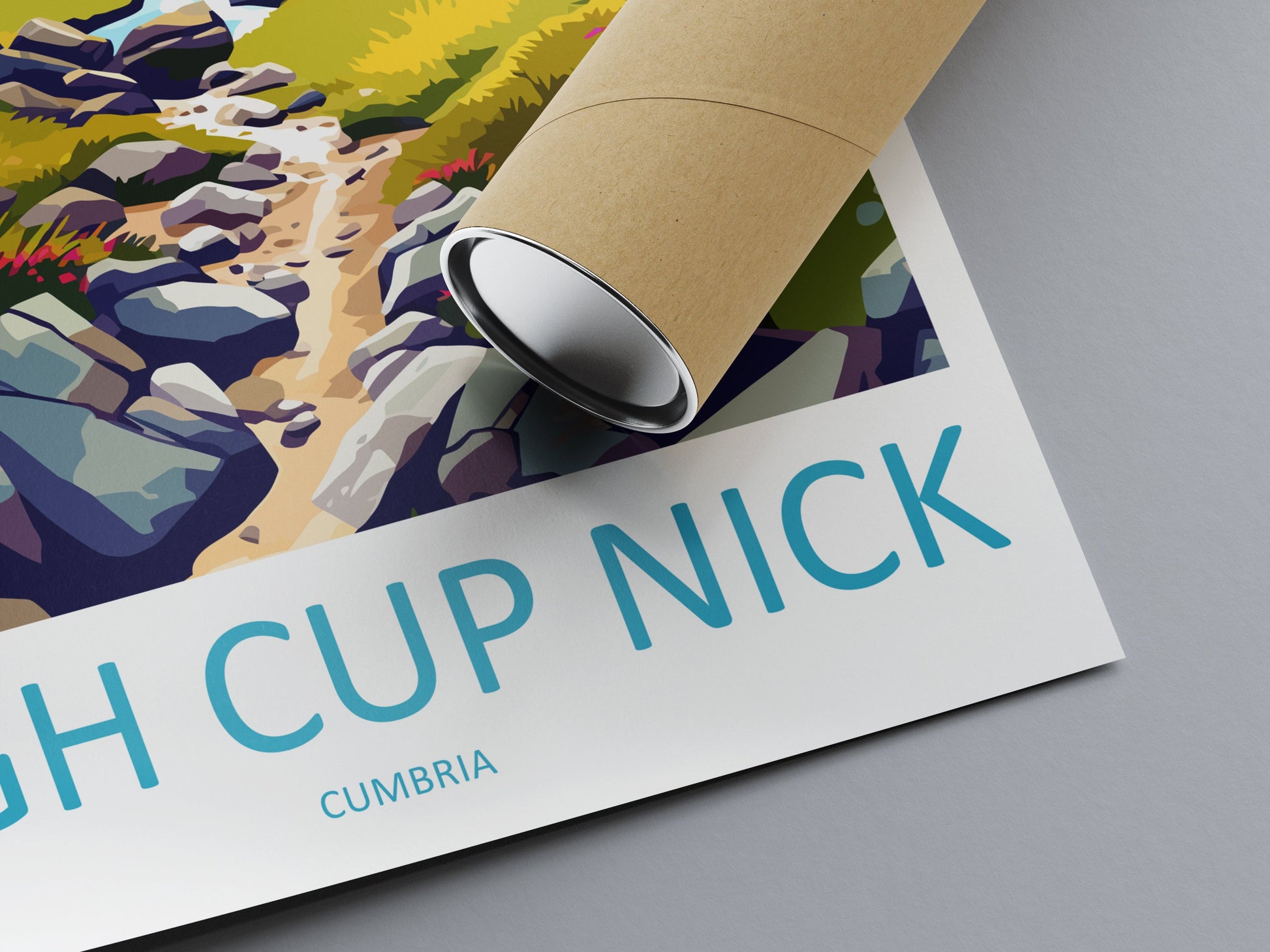 High Cup Nick Travel Print Wall Art High Cup Nick Wall Hanging Home Décor High Cup Nick Gift Art Lovers Cumbria Art Lover Gift High Cup Nick