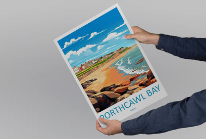 Porthcawl Bay Print Porthcawl Bay Home Decor Landscape Art Print Porthcawl Bay Wall Nature Enthusiast Gift Wall Hanging Porthcawl Bay