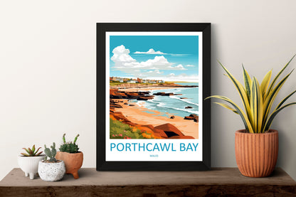 Porthcawl Bay Print Porthcawl Bay Home Decor Landscape Art Print Porthcawl Bay Wall Nature Enthusiast Gift Wall Hanging Porthcawl Bay