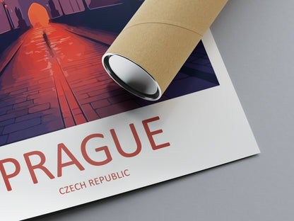 Prague Travel Print Wall Art Prague Wall Hanging Home Décor Prague Gift Art Lovers Czech Republic Art Lover Gift Prague Art Decor