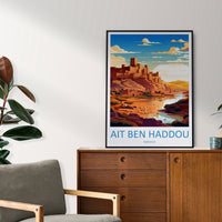 Aït Benhaddou Travel Print Wall Art Aït Benhaddou Wall Hanging Home Décor Aït Benhaddou Gift Art Lovers Morocco Art Lover Gift