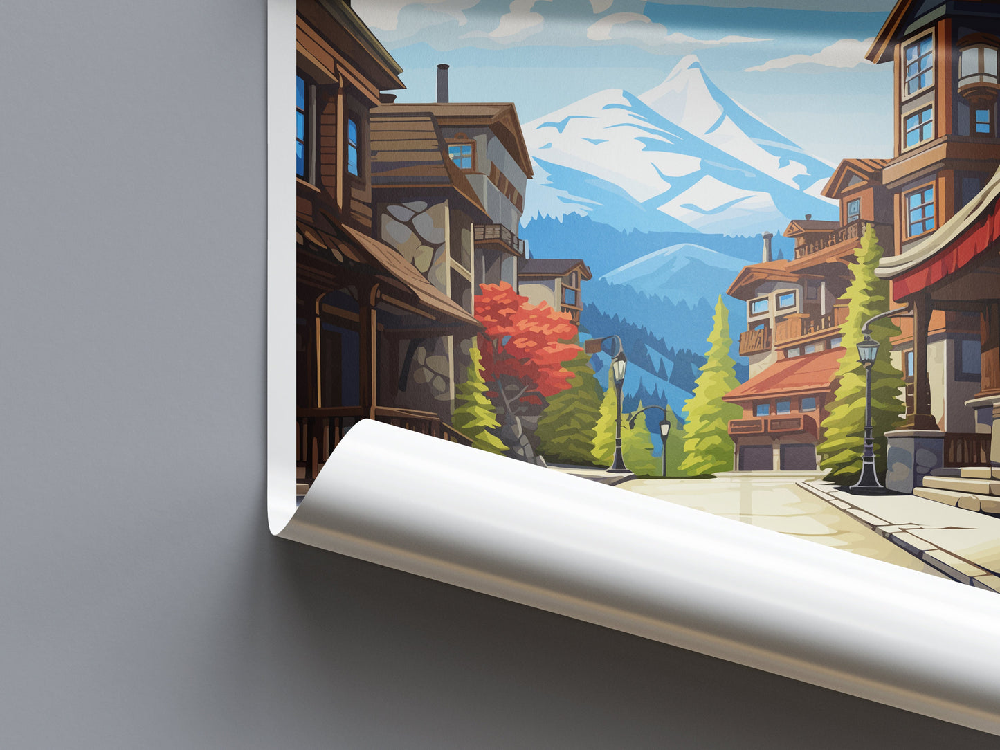 Whistler Travel Print Wall Art Whistler Wall Hanging Home Décor Whistler Gift Art Lovers Canada Art Lover Gift Whistler Gift