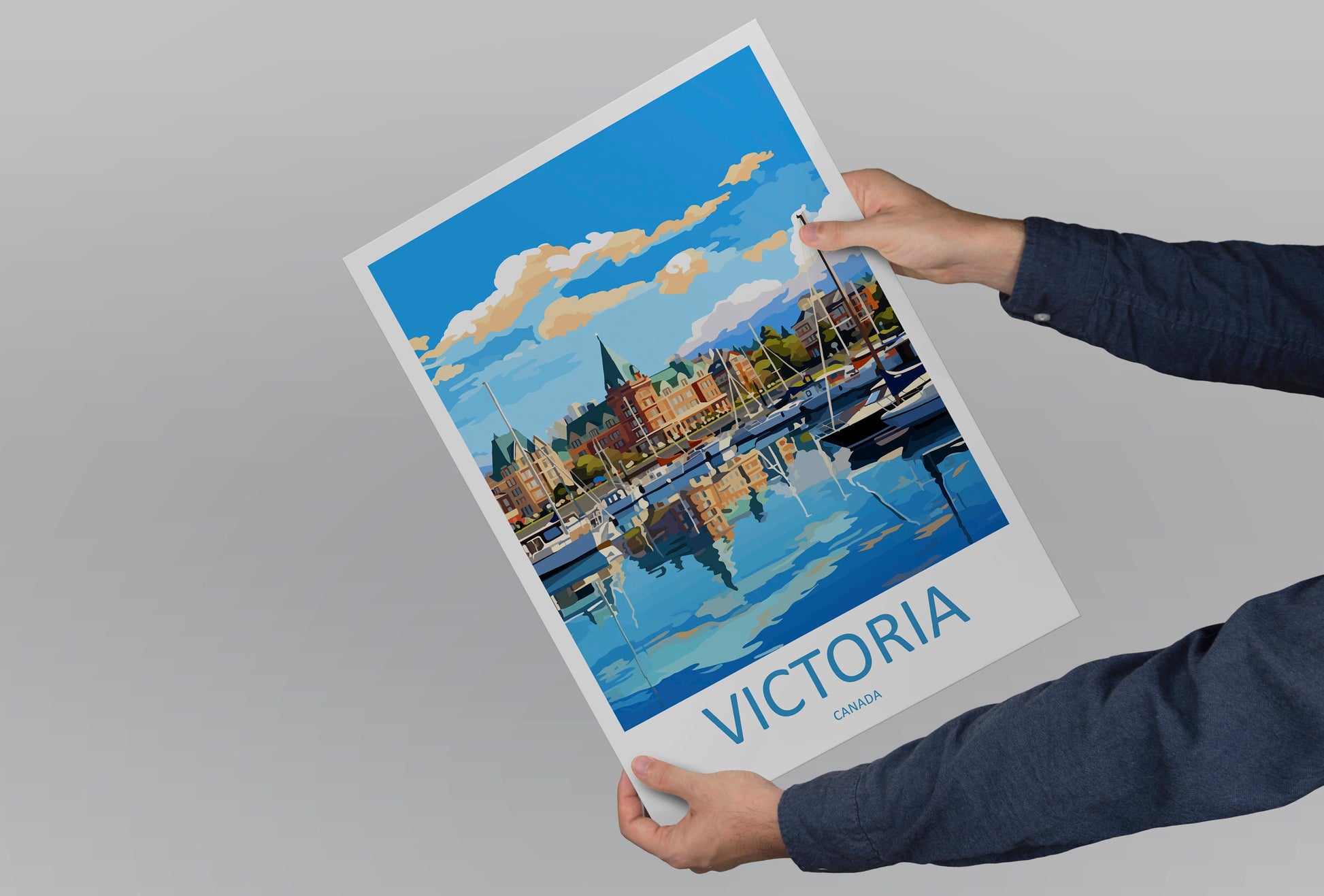 Victoria Travel Print Wall Art Victoria Wall Hanging Home Décor Victoria Gift Art Lovers Canada Art Lover Gift Victoria Gift