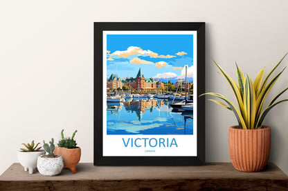 Victoria Travel Print Wall Art Victoria Wall Hanging Home Décor Victoria Gift Art Lovers Canada Art Lover Gift Victoria Gift
