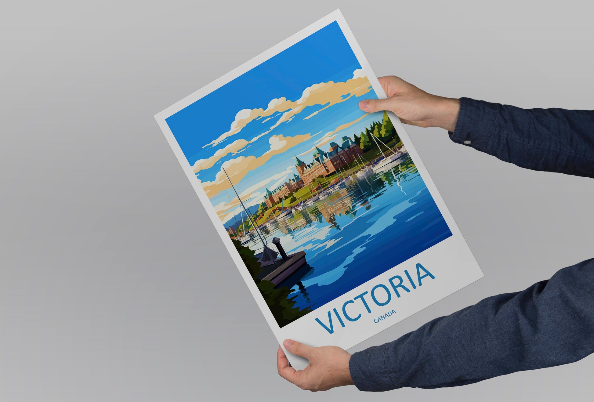 Victoria Travel Print Wall Art Victoria Wall Hanging Home Décor Victoria Gift Art Lovers Canada Art Lover Gift Victoria Gift
