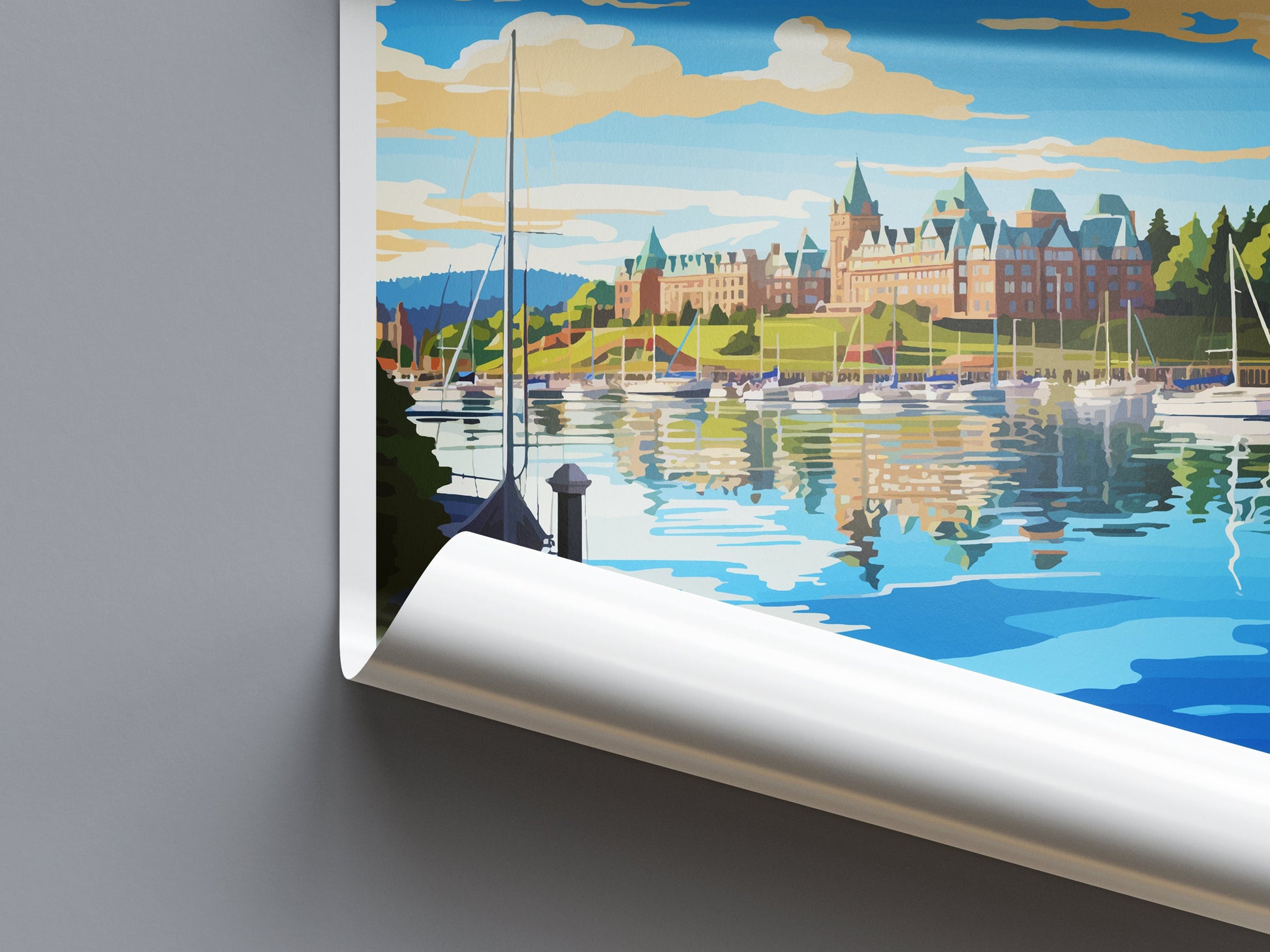 Victoria Travel Print Wall Art Victoria Wall Hanging Home Décor Victoria Gift Art Lovers Canada Art Lover Gift Victoria Gift