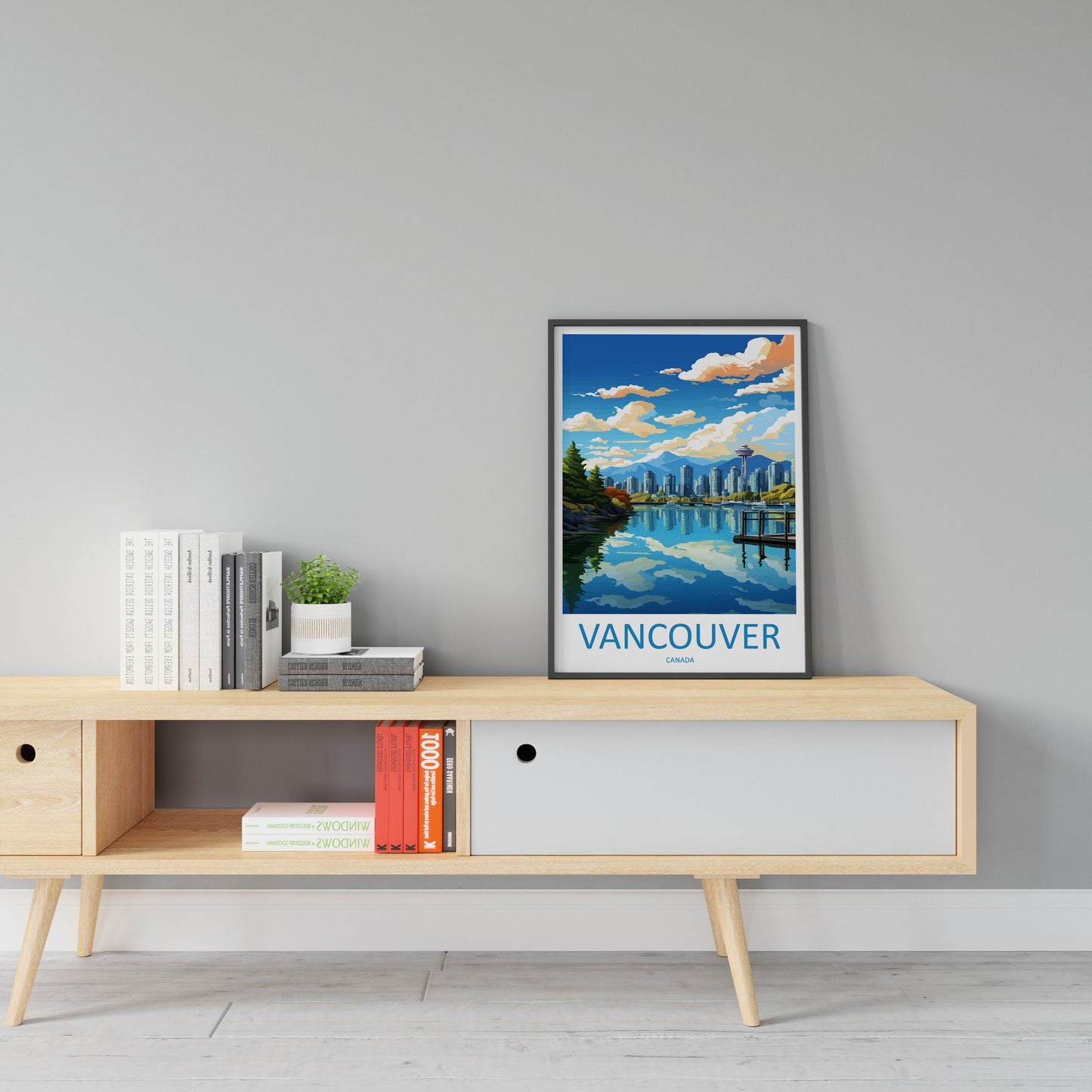 Vancouver Travel Print Wall Art Vancouver Wall Hanging Home Décor Vancouver Gift Art Lovers Canada Art Lover Gift Vancouver Gift