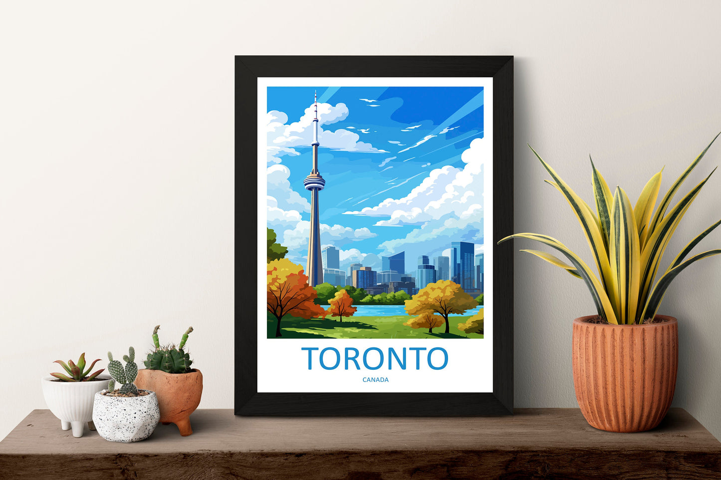Toronto Travel Print Wall Art Toronto Wall Hanging Home Décor Toronto Gift Art Lovers Canada Art Lover Gift Toronto Gift
