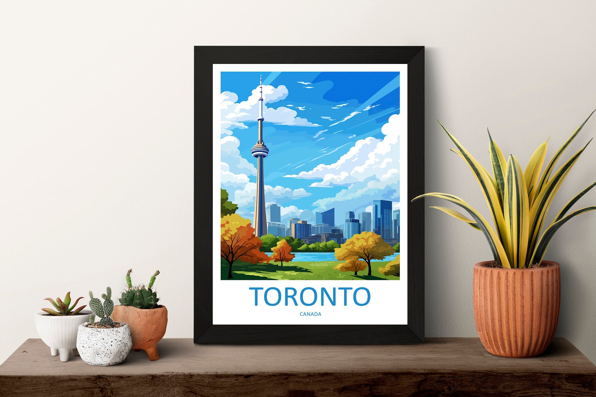 Toronto Travel Print Wall Art Toronto Wall Hanging Home Décor Toronto Gift Art Lovers Canada Art Lover Gift Toronto Gift