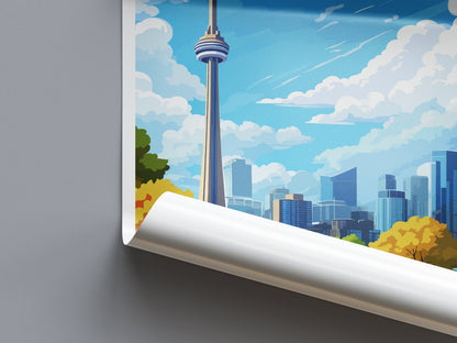 Toronto Travel Print Wall Art Toronto Wall Hanging Home Décor Toronto Gift Art Lovers Canada Art Lover Gift Toronto Gift
