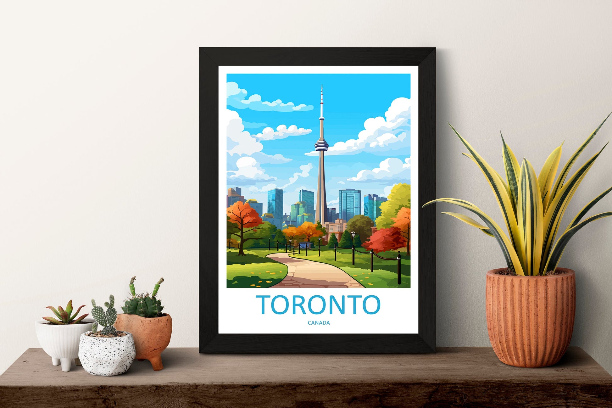 Toronto Travel Print Wall Art Toronto Wall Hanging Home Décor Toronto Gift Art Lovers Canada Art Lover Gift Toronto Gift