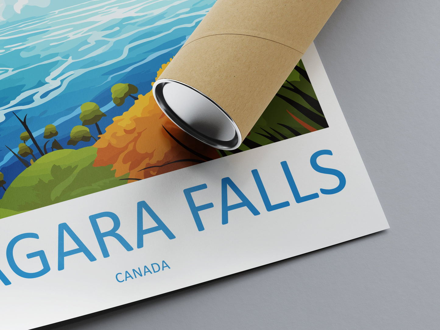 Niagara Falls Travel Print Wall Art Niagara Falls Wall Hanging Home Décor Niagara Falls Gift Art Lovers Canada Art Lover Gift Niagara Falls