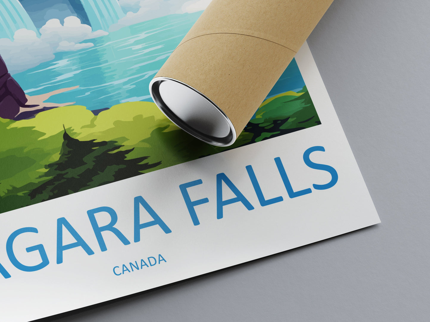 Niagara Falls Travel Print Wall Art Niagara Falls Wall Hanging Home Décor Niagara Falls Gift Art Lovers Canada Art Lover Gift Niagara Falls