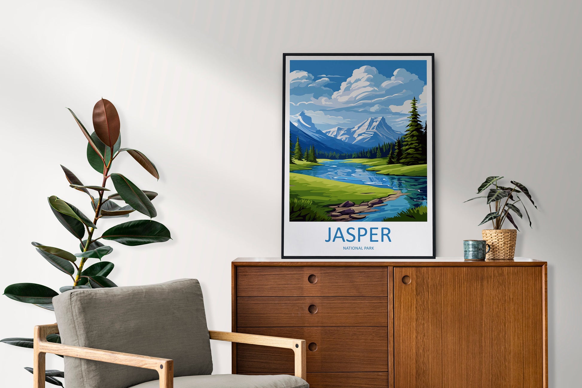 Jasper National Park Travel Print Wall Art Jasper National Park Wall Hanging Home Décor Jasper National Park Gift Art Lovers Canada Art Gift