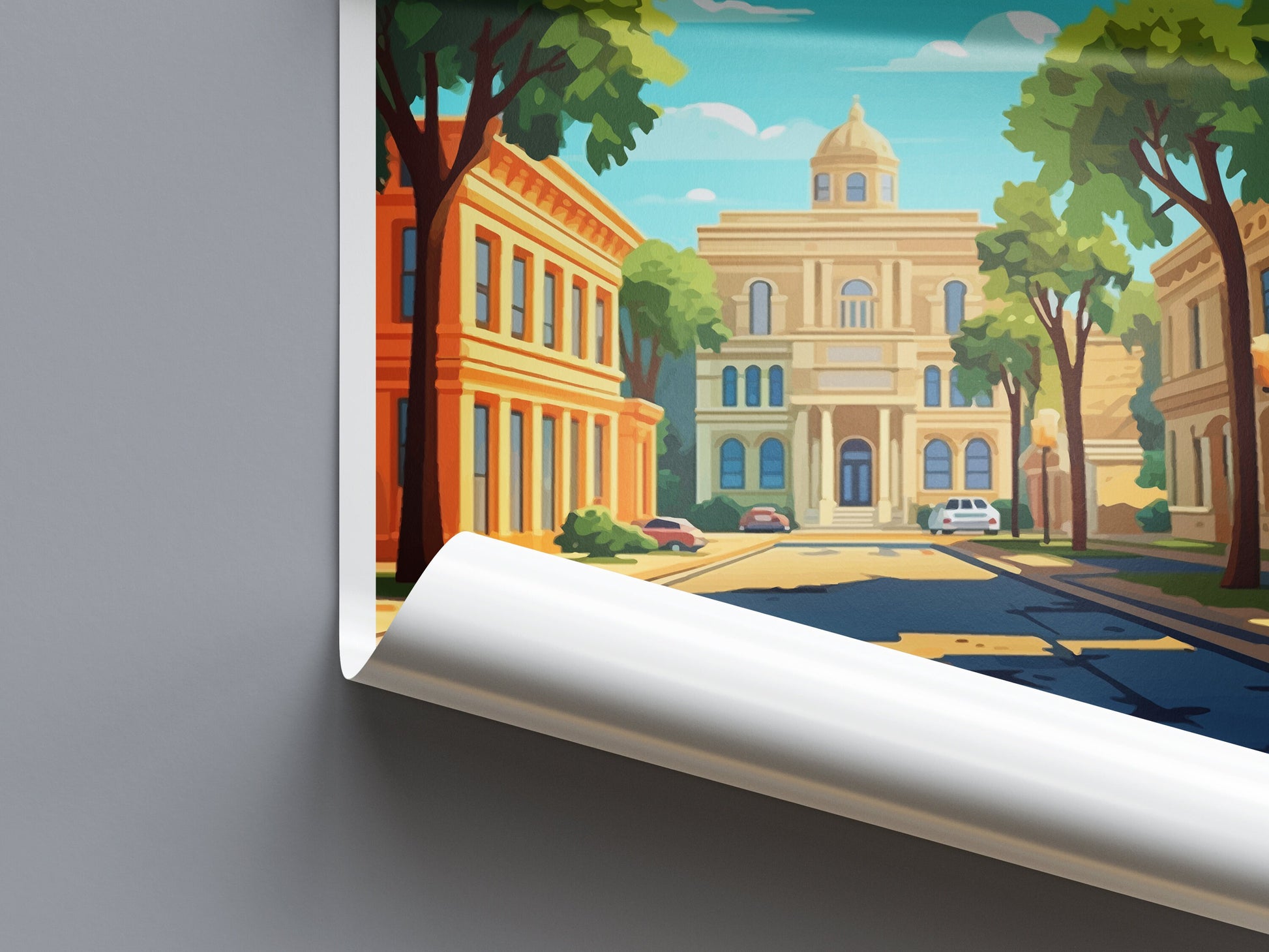 Savannah Travel Print Savannah Home Décor Georgia Art Print Savannah Wall Print For Savannah Gift Wall Hanging Savannah Artwork Décor