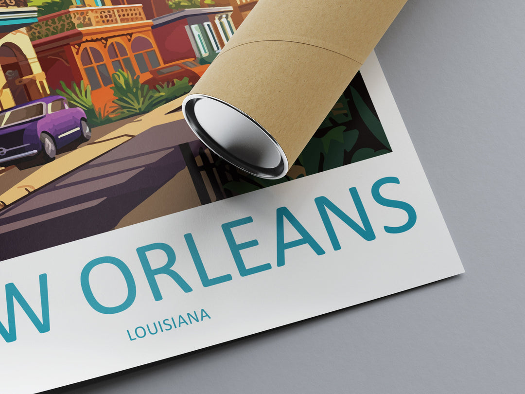 New Orleans Travel Print Wall Art New Orleans Wall Hanging Home Décor New Orleans Gift Art Lovers Gift New Orleans Print New Orleans Gift