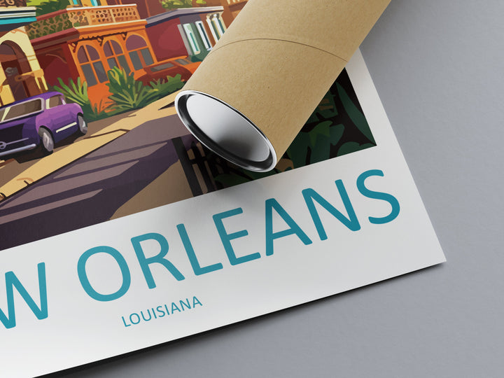 New Orleans Travel Print Wall Art New Orleans Wall Hanging Home Décor New Orleans Gift Art Lovers Gift New Orleans Print New Orleans Gift