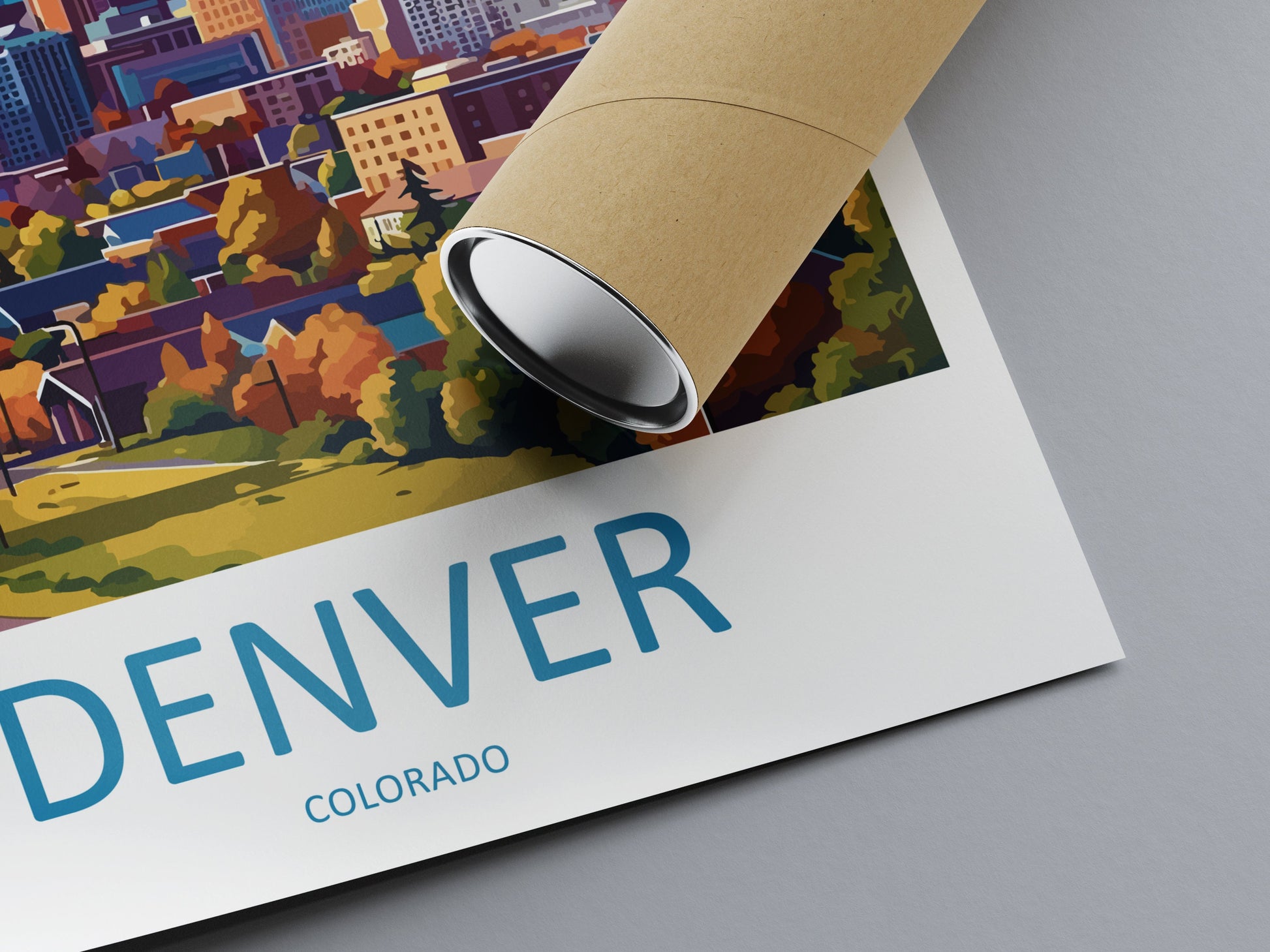 Denver Travel Print Wall Art Denver Wall Hanging Home Décor Denver Gift Art Lovers Colorado Art Gift Lover Print For Denver Lovers Print