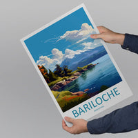 Bariloche Travel Print Wall Art Bariloche Wall Hanging Home Décor Bariloche Gift Art Lovers Argentina Art Lover Gift Bariloche Art