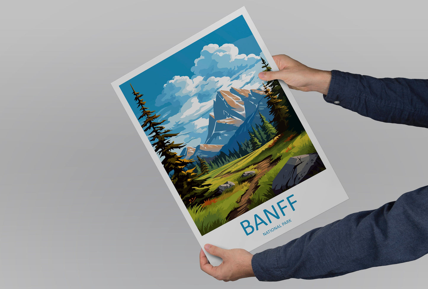 Banff National Park Travel Print Wall Art Banff Wall Hanging Home Décor Banff Gift Art Lovers Canada Art Lover Gift Banff Gift