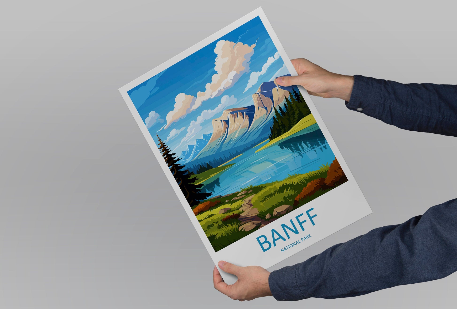 Banff National Park Travel Print Wall Art Banff Wall Hanging Home Décor Banff Gift Art Lovers Canada Art Lover Gift Banff Gift