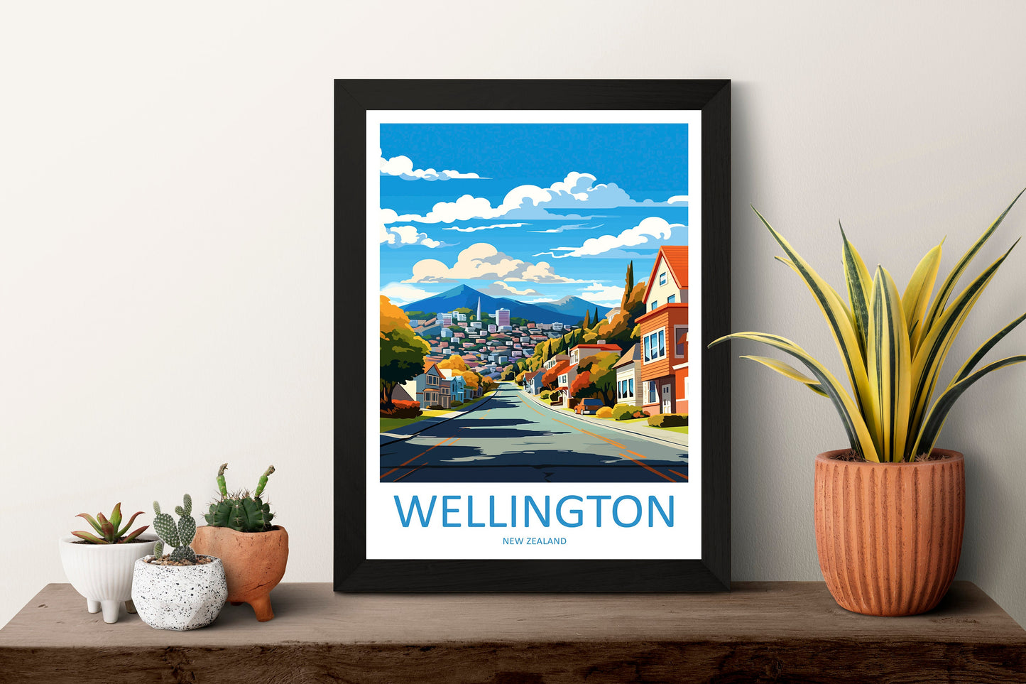 Wellington Travel Print Wall Art Wellington Wall Hanging Home Décor Wellington Gift Art Lovers New Zealand Art Lover Gift Print Wellington