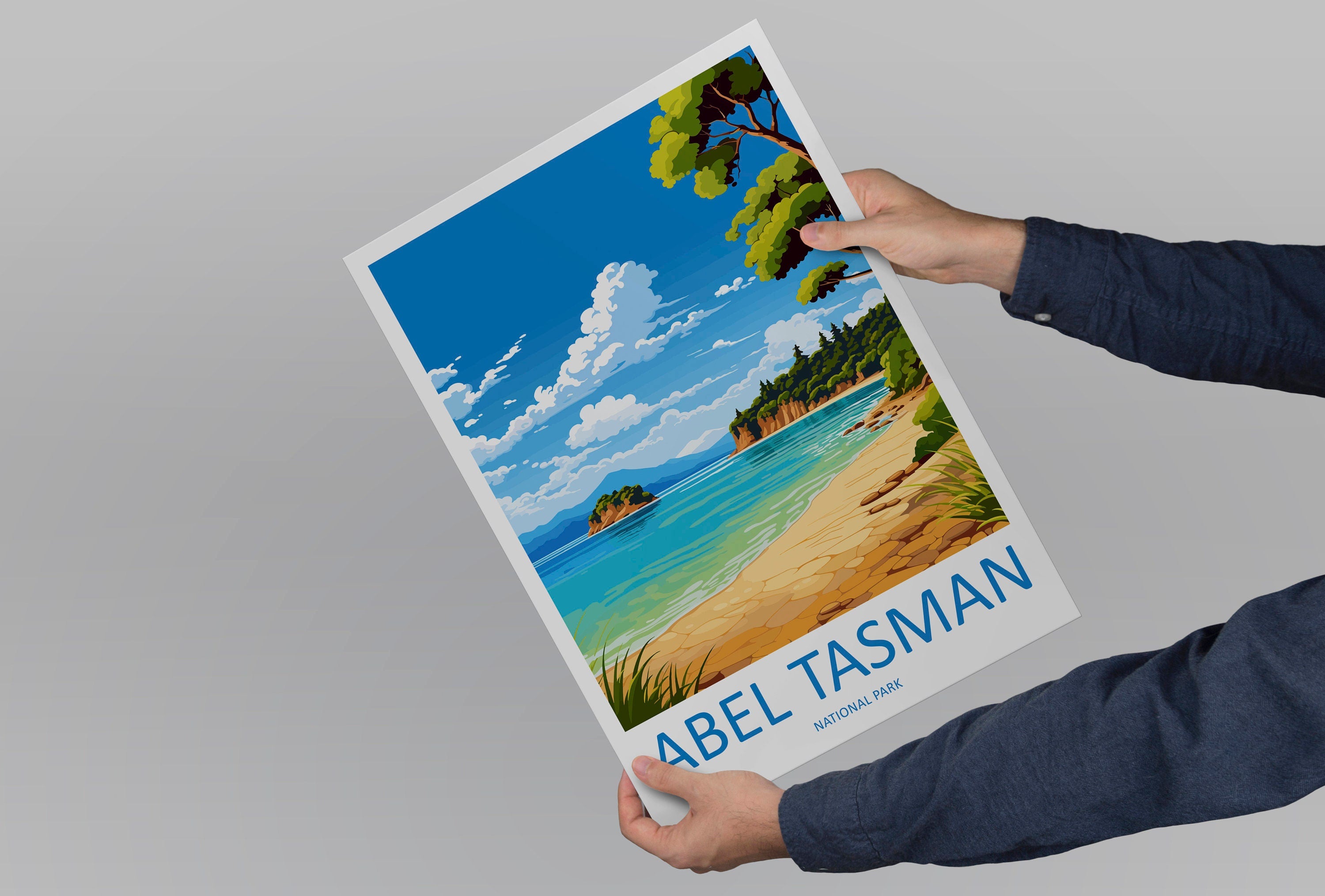 Abel Tasman National Park Travel Print Wall Art Abel Tasman Wall Hanging Home Décor Abel Tasman Gift Art Lovers New Zealand Art Lover Gift