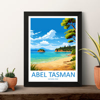 Abel Tasman National Park Travel Print Wall Art Abel Tasman Wall Hanging Home Décor Abel Tasman Gift Art Lovers New Zealand Art Lover Gift