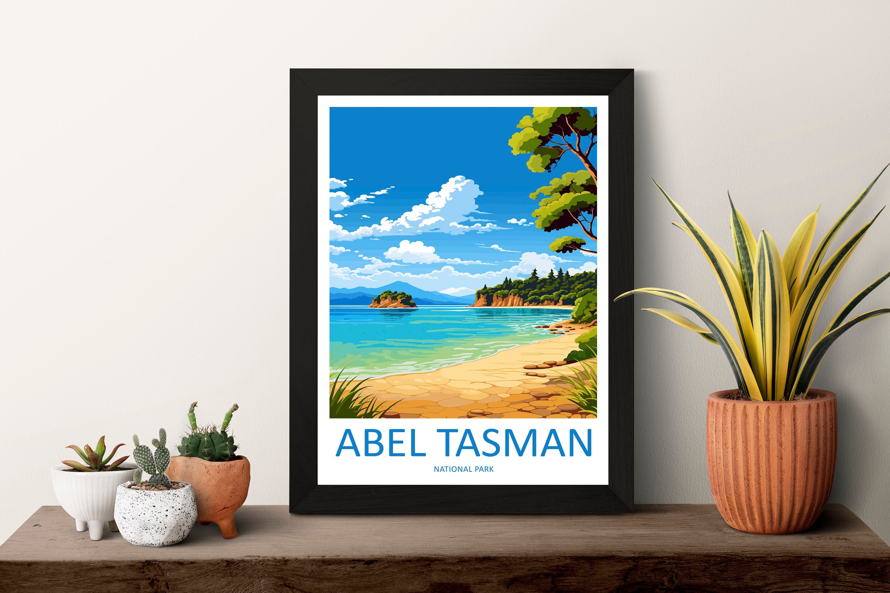 Abel Tasman National Park Travel Print Wall Art Abel Tasman Wall Hanging Home Décor Abel Tasman Gift Art Lovers New Zealand Art Lover Gift