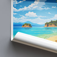 Abel Tasman National Park Travel Print Wall Art Abel Tasman Wall Hanging Home Décor Abel Tasman Gift Art Lovers New Zealand Art Lover Gift