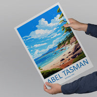 Abel Tasman National Park Travel Print Wall Art Abel Tasman Wall Hanging Home Décor Abel Tasman Gift Art Lovers New Zealand Art Lover Gift