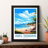Abel Tasman National Park Travel Print Wall Art Abel Tasman Wall Hanging Home Décor Abel Tasman Gift Art Lovers New Zealand Art Lover Gift