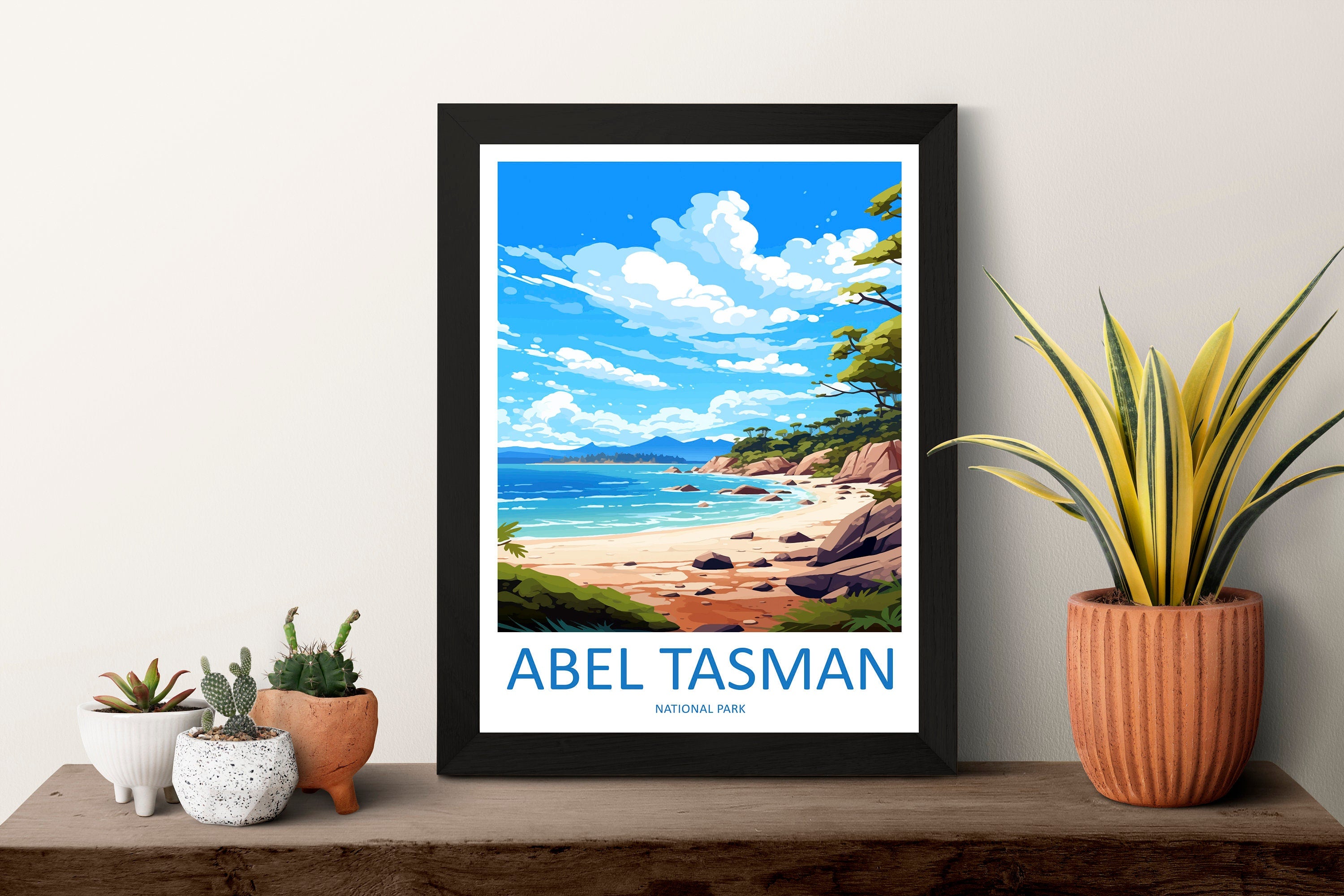 Abel Tasman National Park Travel Print Wall Art Abel Tasman Wall Hanging Home Décor Abel Tasman Gift Art Lovers New Zealand Art Lover Gift