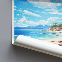 Abel Tasman National Park Travel Print Wall Art Abel Tasman Wall Hanging Home Décor Abel Tasman Gift Art Lovers New Zealand Art Lover Gift