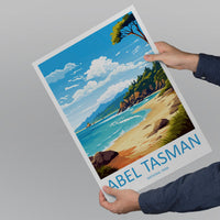 Abel Tasman National Park Travel Print Wall Art Abel Tasman Wall Hanging Home Décor Abel Tasman Gift Art Lovers New Zealand Art Lover Gift