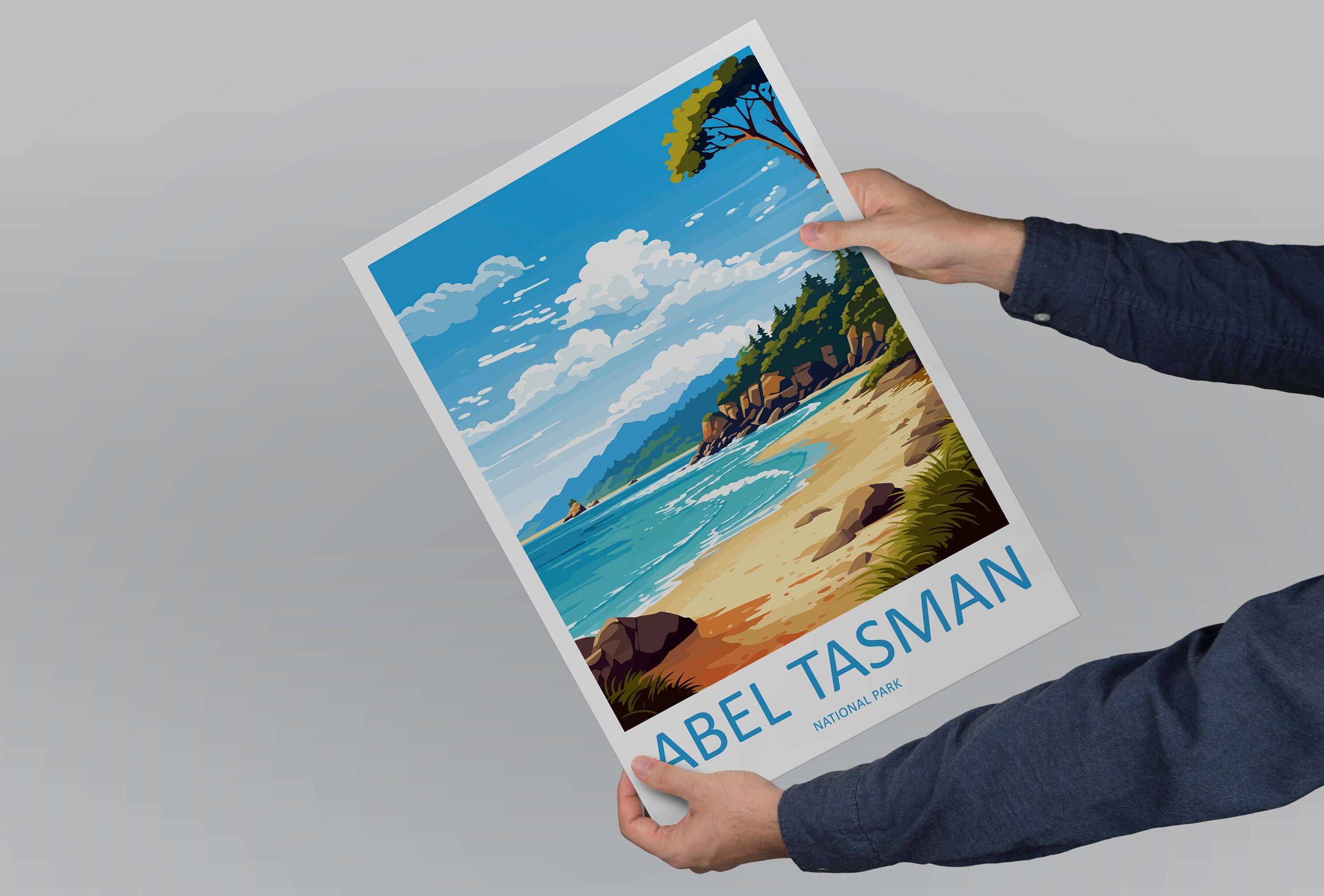 Abel Tasman National Park Travel Print Wall Art Abel Tasman Wall Hanging Home Décor Abel Tasman Gift Art Lovers New Zealand Art Lover Gift