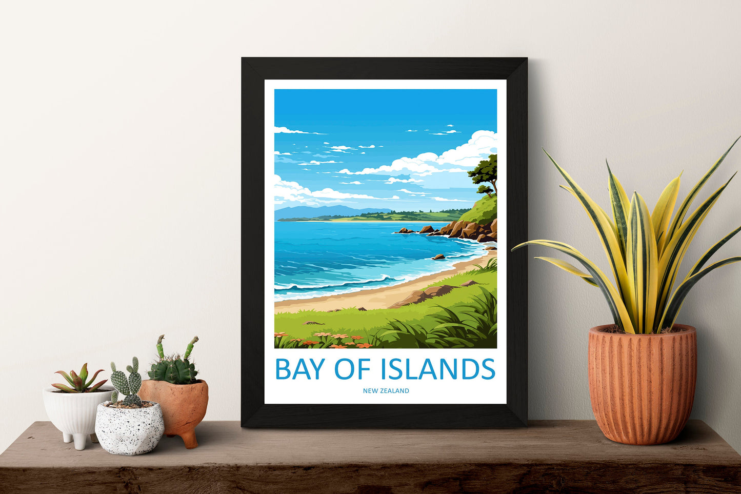 Bay Of Islands Travel Print Wall Art Bay Of Islands Wall Hanging Home Décor Bay Of Islands Gift Art Lovers New Zealand Art Lover Gift