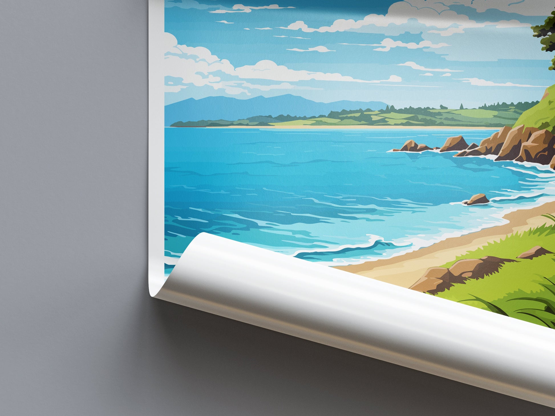 Bay Of Islands Travel Print Wall Art Bay Of Islands Wall Hanging Home Décor Bay Of Islands Gift Art Lovers New Zealand Art Lover Gift