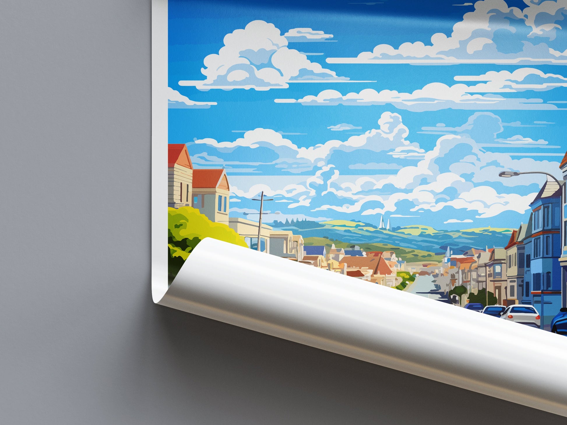 Dunedin Travel Print Wall Art Dunedin Wall Hanging Home Décor Dunedin Gift Art Lovers New Zealand Art Lover Gift Dunedin NZ Wall Art