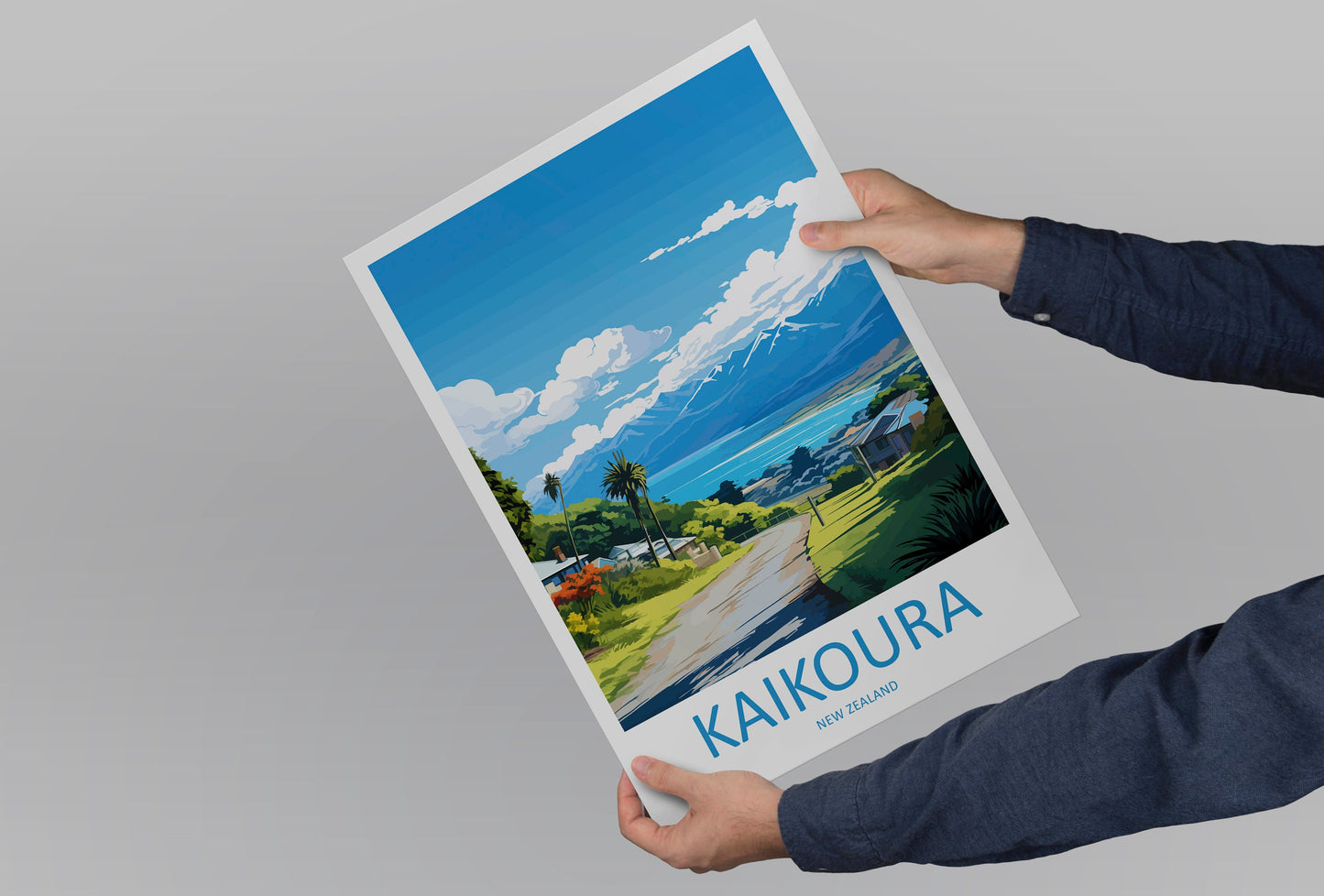 Kaikoura Travel Print Wall Art Kaikoura Wall Hanging Home Décor Kaikoura Gift Art Lovers New Zealand Art Lover Gift Kaikoura NZ Art