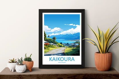 Kaikoura Travel Print Wall Art Kaikoura Wall Hanging Home Décor Kaikoura Gift Art Lovers New Zealand Art Lover Gift Kaikoura NZ Art