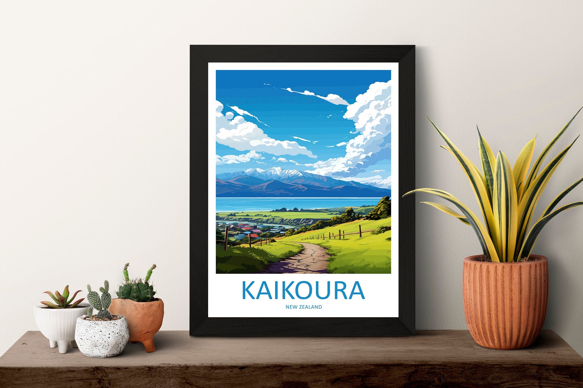 Kaikoura Travel Print Wall Art Kaikoura Wall Hanging Home Décor Kaikoura Gift Art Lovers New Zealand Art Lover Gift Kaikoura NZ Art
