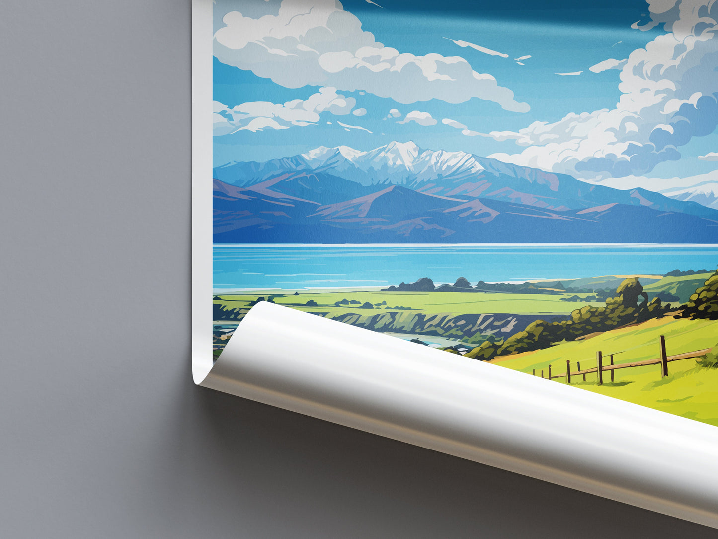 Kaikoura Travel Print Wall Art Kaikoura Wall Hanging Home Décor Kaikoura Gift Art Lovers New Zealand Art Lover Gift Kaikoura NZ Art