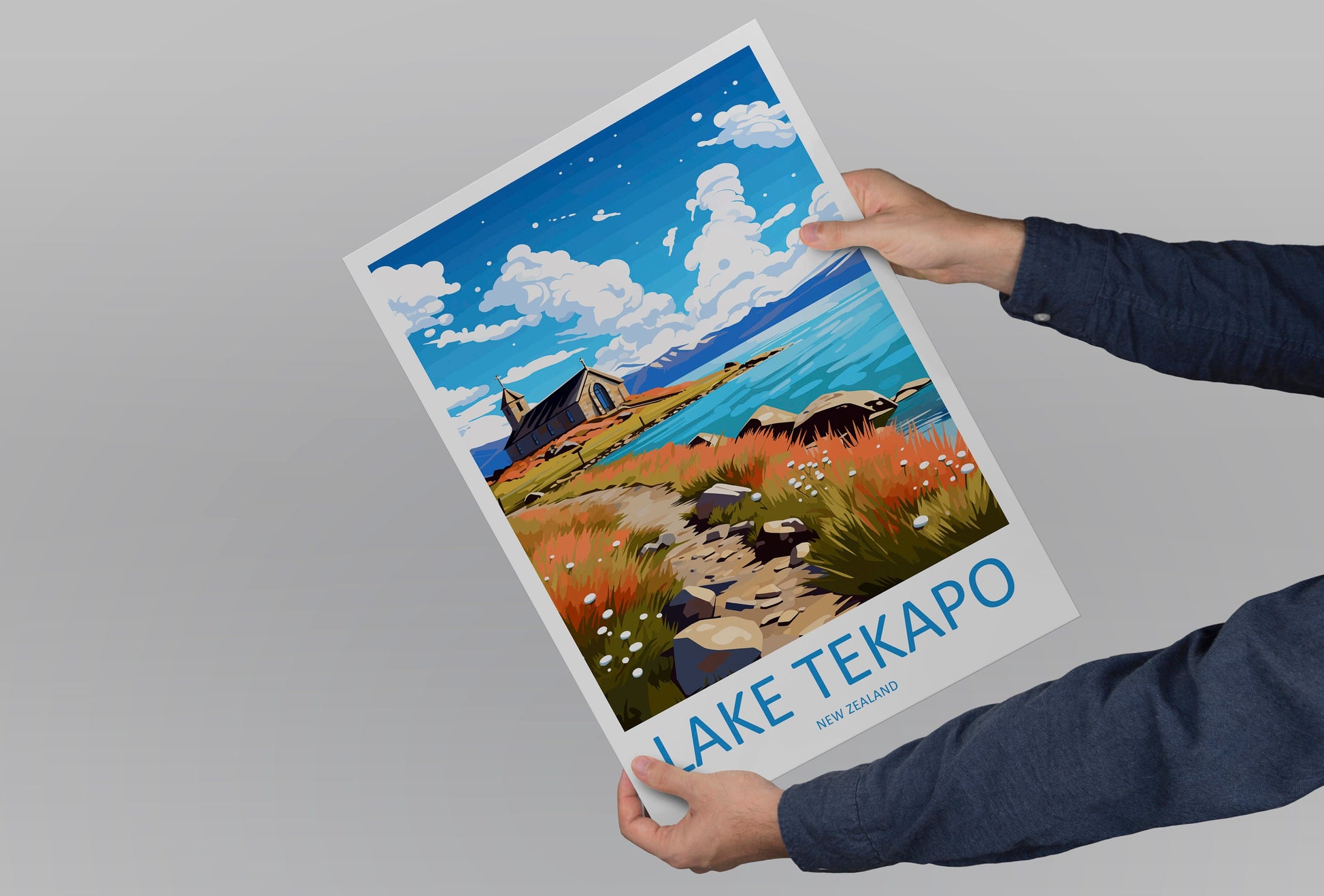 Lake Tekapo Travel Print Wall Art Lake Tekapo Wall Hanging Home Décor Lake Tekapo Gift Art Lovers New Zealand Art Lover Gift Lake Tekapo NZ