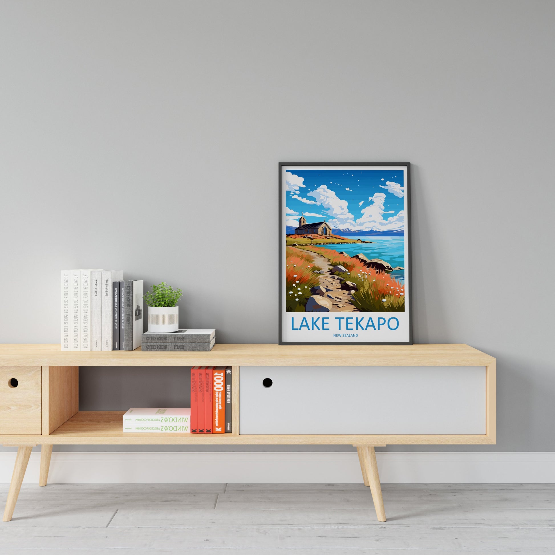 Lake Tekapo Travel Print Wall Art Lake Tekapo Wall Hanging Home Décor Lake Tekapo Gift Art Lovers New Zealand Art Lover Gift Lake Tekapo NZ