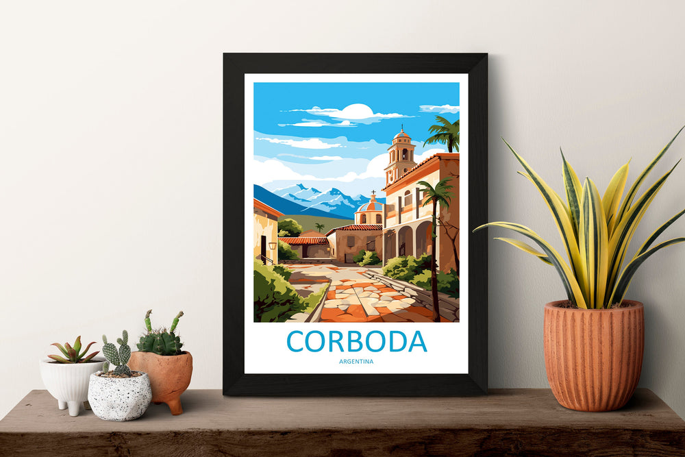 Corboda Travel Print Wall Art Corboda Wall Hanging Home Decor Corboda Gift Art Lovers Wall Art Print Art Corboda Argentina Artwork