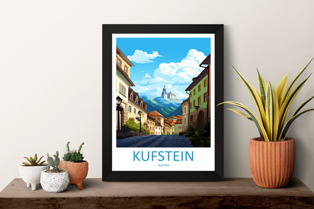 Kufstein Travel Print Wall Art Kufstein Wall Hanging Home Décor Kufstein Gift Art Lovers Art Lover Gift Kufstein Print Austria