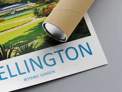 Wellington Botanical Garden Travel Print Wall Art Wellington Garden Wall Hanging Home Décor Wellington Garden Gift Art Lovers New Zealand