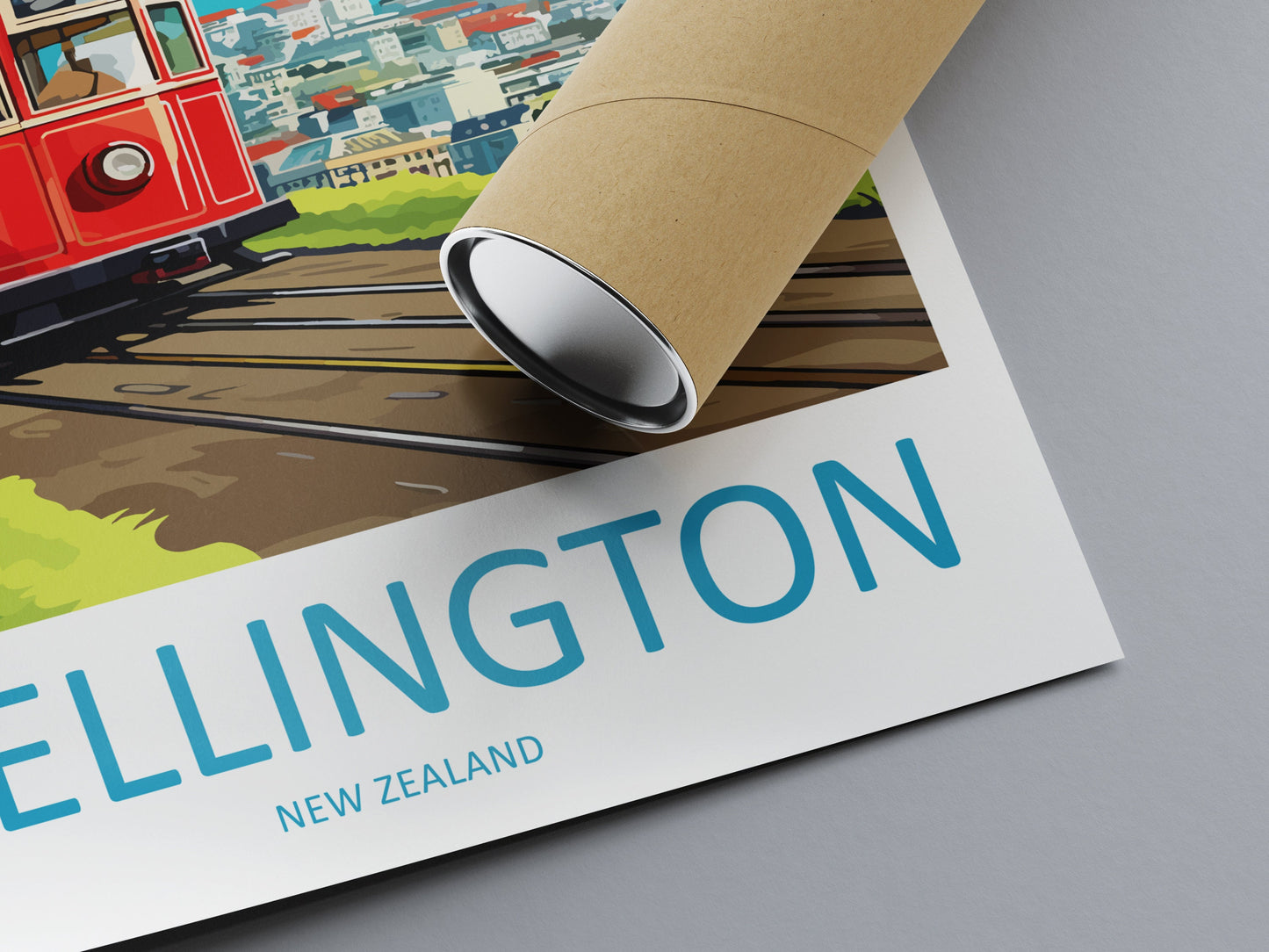 Wellington Travel Print Wall Art Wellington Wall Hanging Home Décor Wellington Gift Art Lovers New Zealand Art Lover Gift Wellington Tram